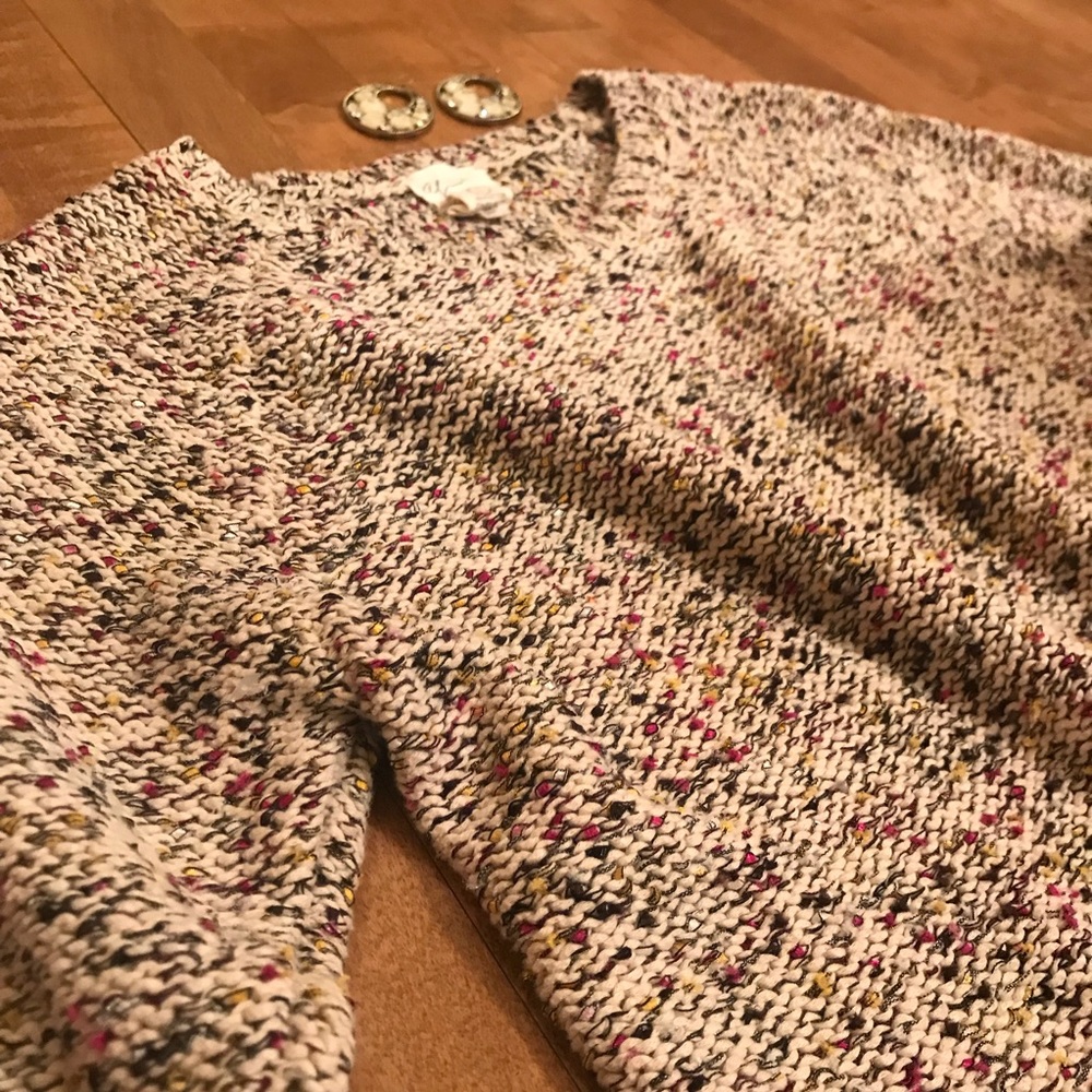 Chunky Cropped Sweater Large 🍁